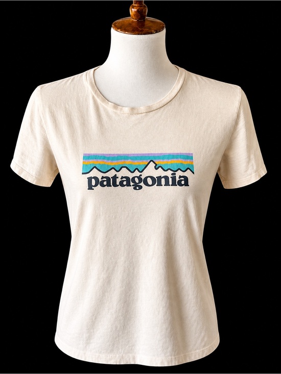 Patagonia Tops - Patagonia Women's Cream Logo Graphic Crew T-Shirt